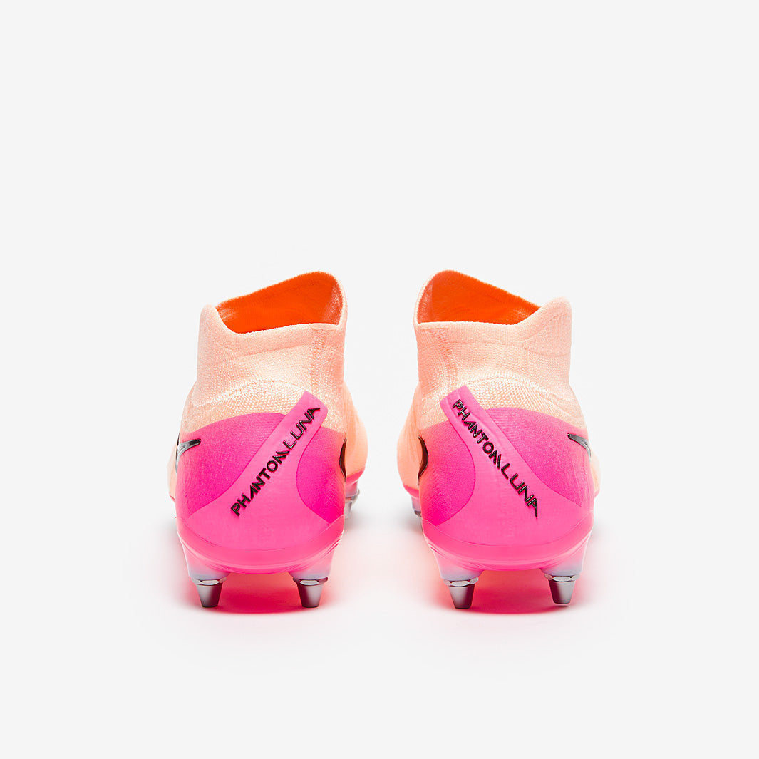 Nike Phantom Luna II Elite SG-Pro Player Edition Football Boots Crimson Tint/Black/Pink Blast