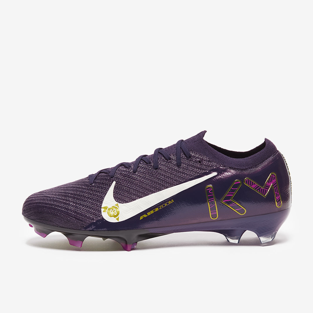 Nike Air Zoom Mercurial Vapor XVI Elite x Mbappe FG Football Boots Grand Purple/Pale Ivory