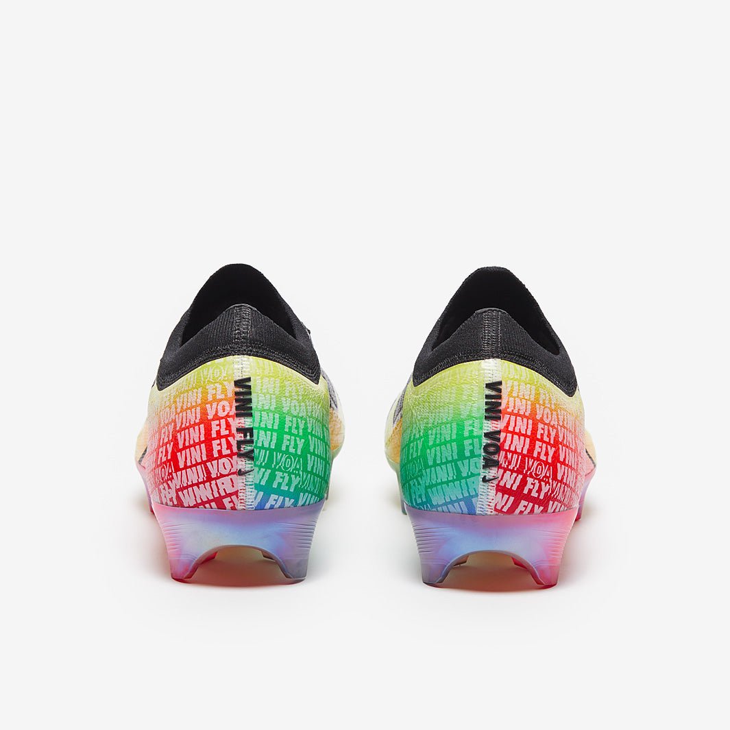 Nike Air Zoom Mercurial Vapor XVI Elite x Vini Jr FG Football Boots Black/Dynamic Yellow/Green Spark/Bright Crimson