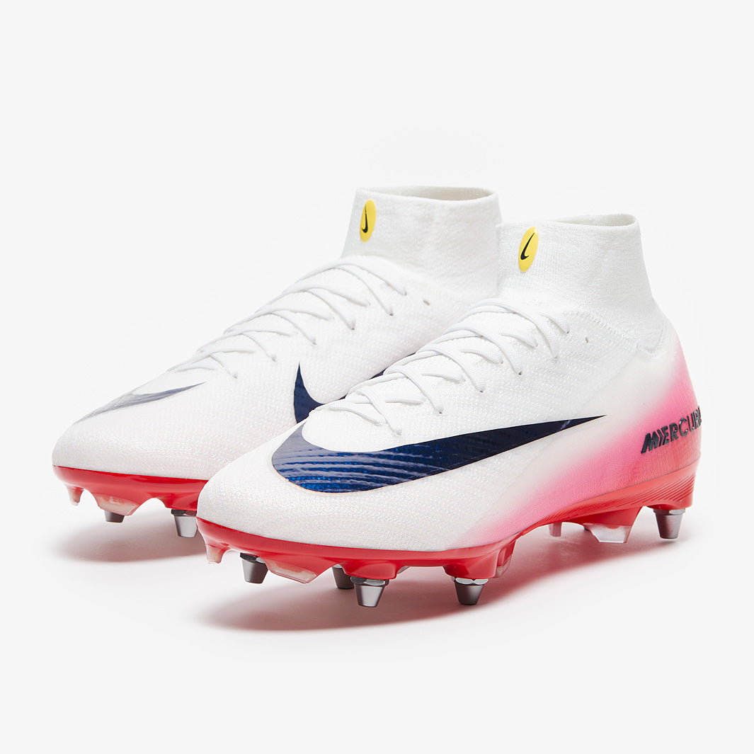 Nike Air Zoom Mercurial Superfly X Elite SG-Pro Player Edition Football Boots University Red/White/Dark Obsidian