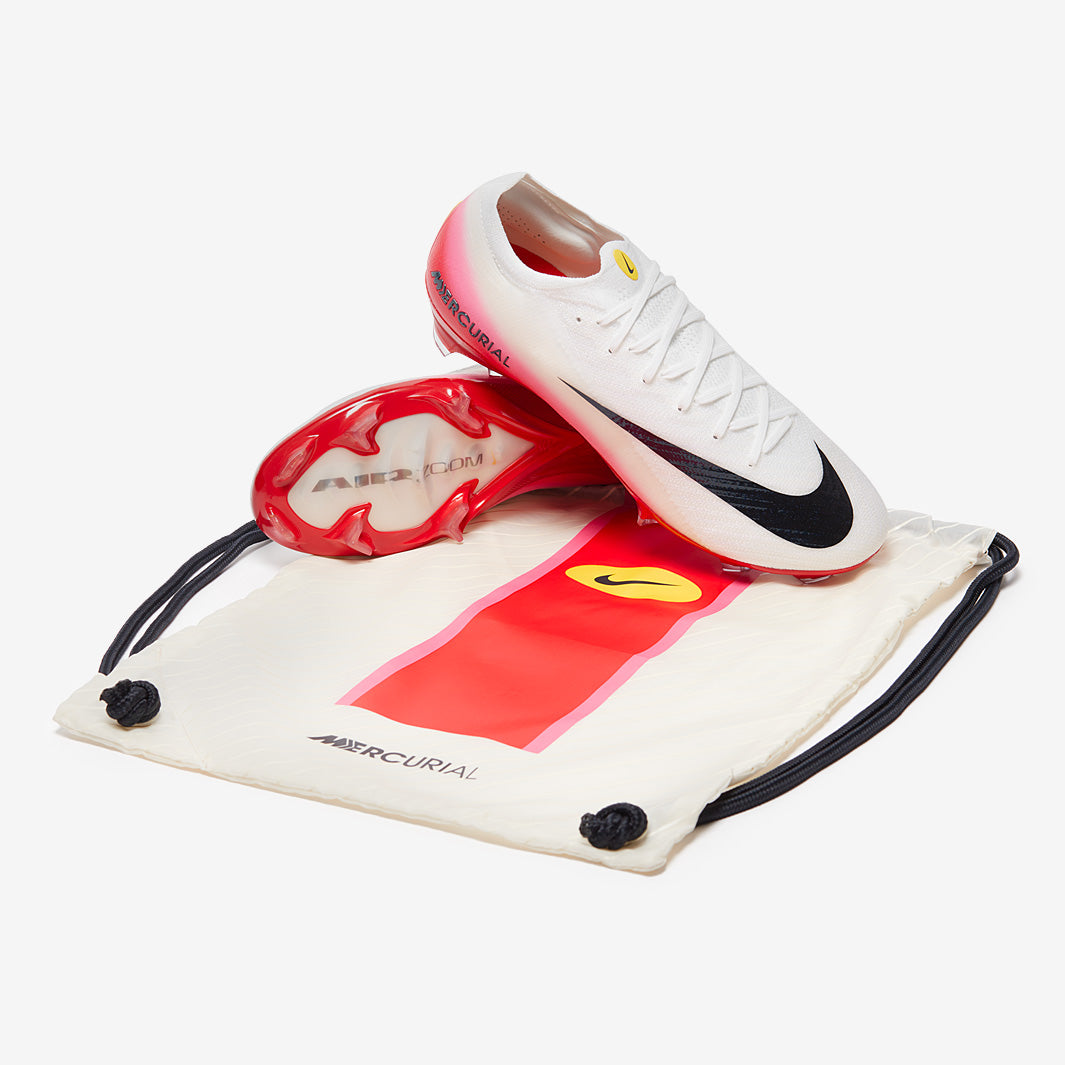 Nike Air Zoom Mercurial Vapor XVI Elite FG Football Boots University Red/White/Dark Obsidian