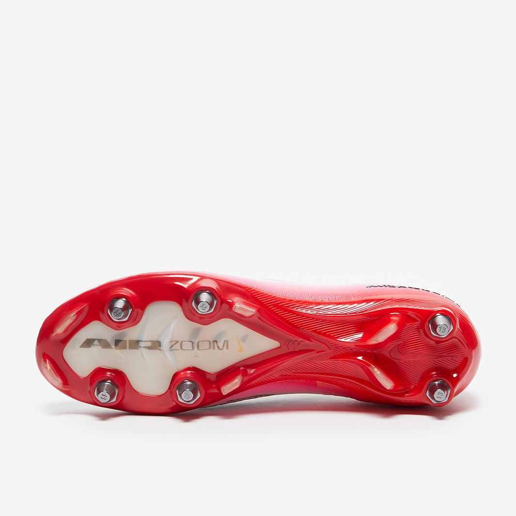 Nike Air Zoom Mercurial Vapor XVI Elite SG-Pro Player Edition Football Boots University Red/White/Dark Obsidian
