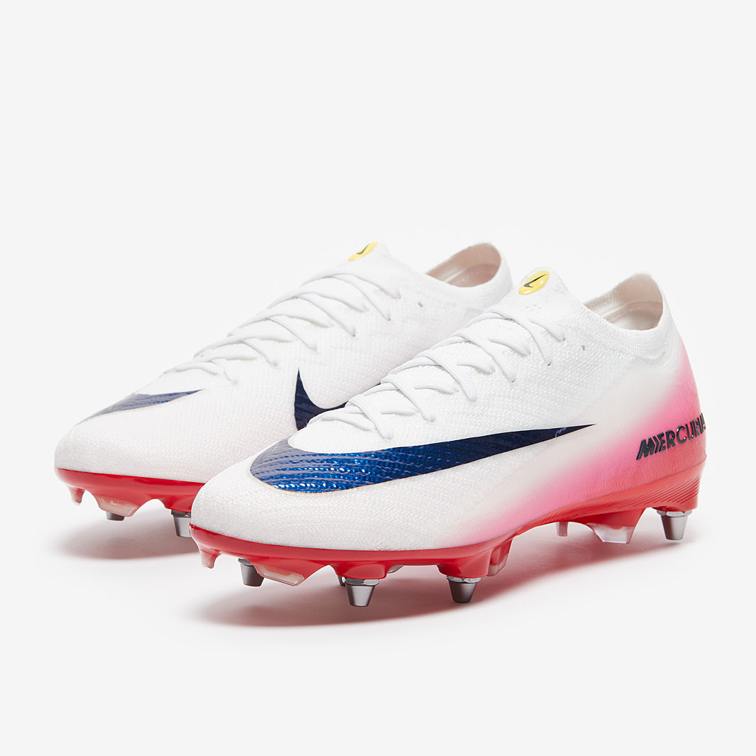 Nike Air Zoom Mercurial Vapor XVI Elite SG-Pro Player Edition Football Boots University Red/White/Dark Obsidian