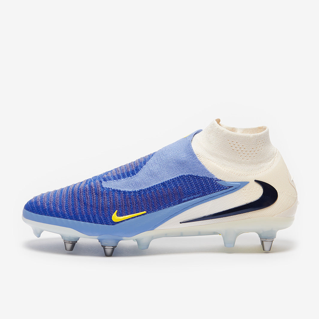 Nike Phantom 6 Elite High SG-Pro Player Edition Football Boots Racer Blue/White/Dark Obsidian