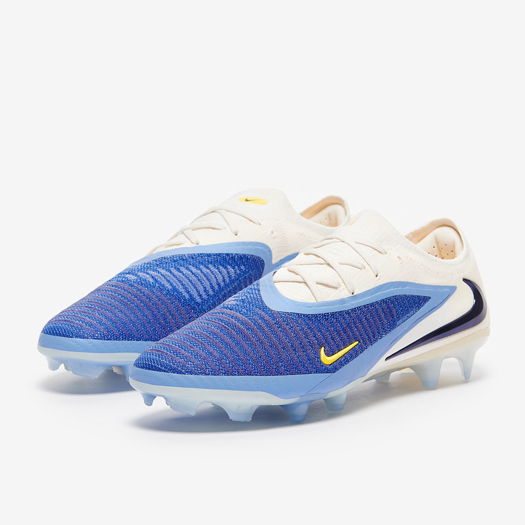 Nike Phantom 6 Elite Low FG Football Boots Racer Blue/White/Dark Obsidian