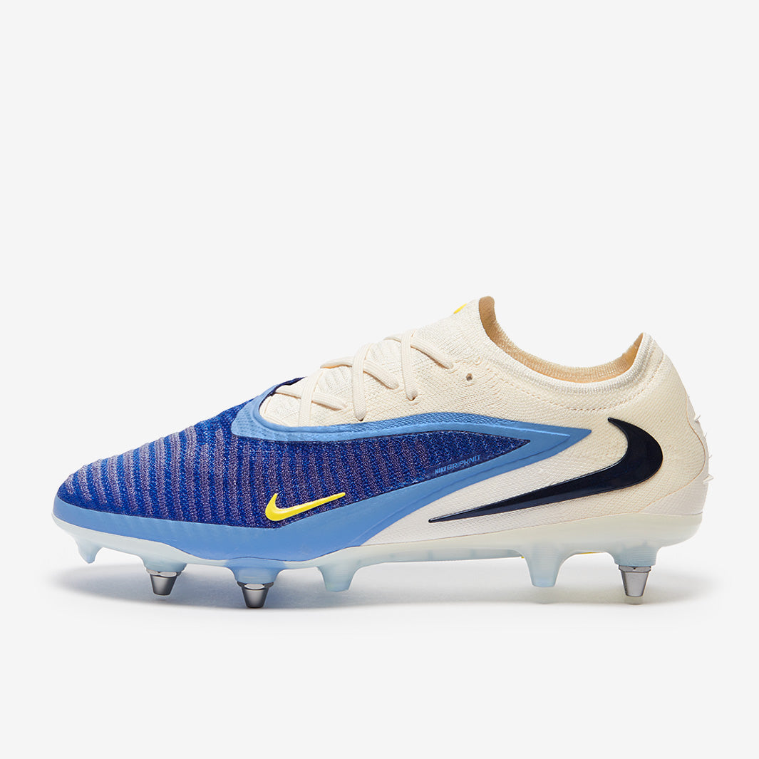Nike Phantom 6 Elite Low SG-Pro Player Edition Football Boots Racer Blue/White/Dark Obsidian