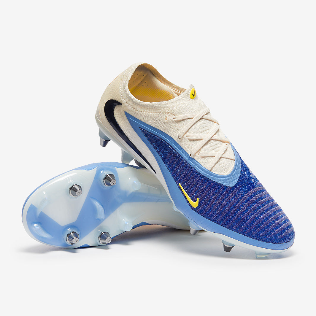 Nike Phantom 6 Elite Low SG-Pro Player Edition Football Boots Racer Blue/White/Dark Obsidian