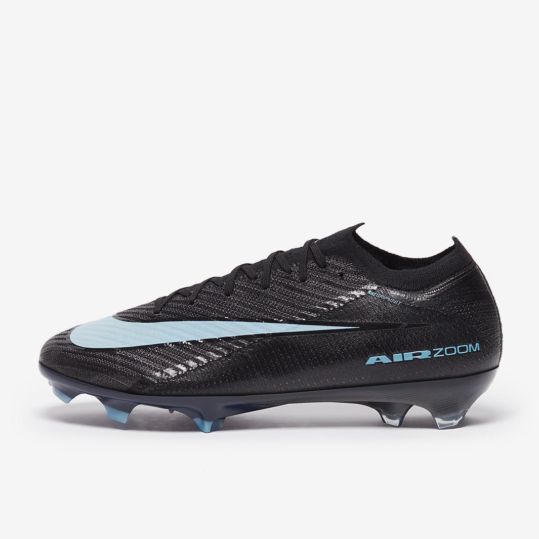 Nike Air Zoom Mercurial Vapor XVI Elite FG Football Boots Black/Ice Blue