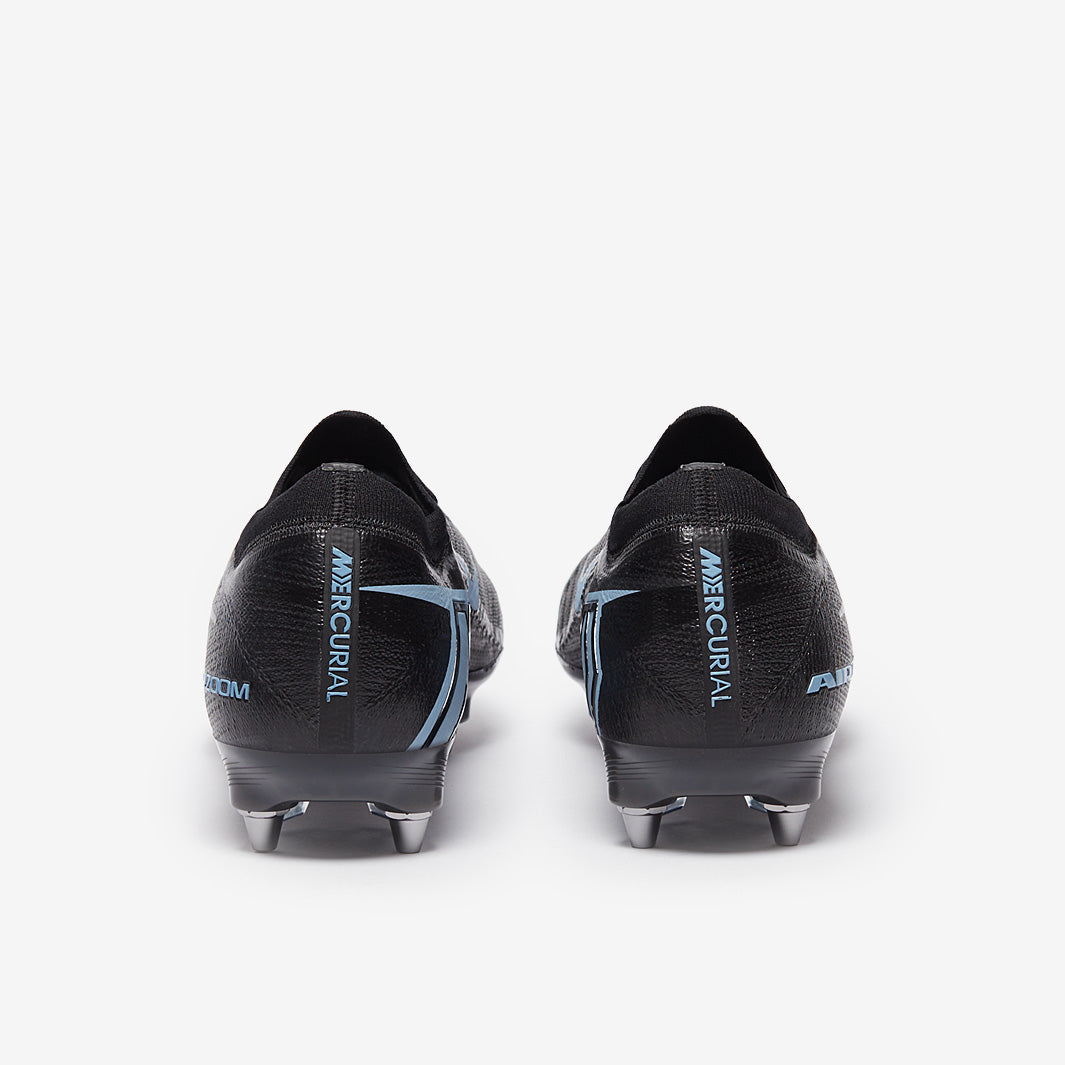 Nike Air Zoom Mercurial Vapor XVI Elite SG-Pro Football Boots Black/Ice Blue