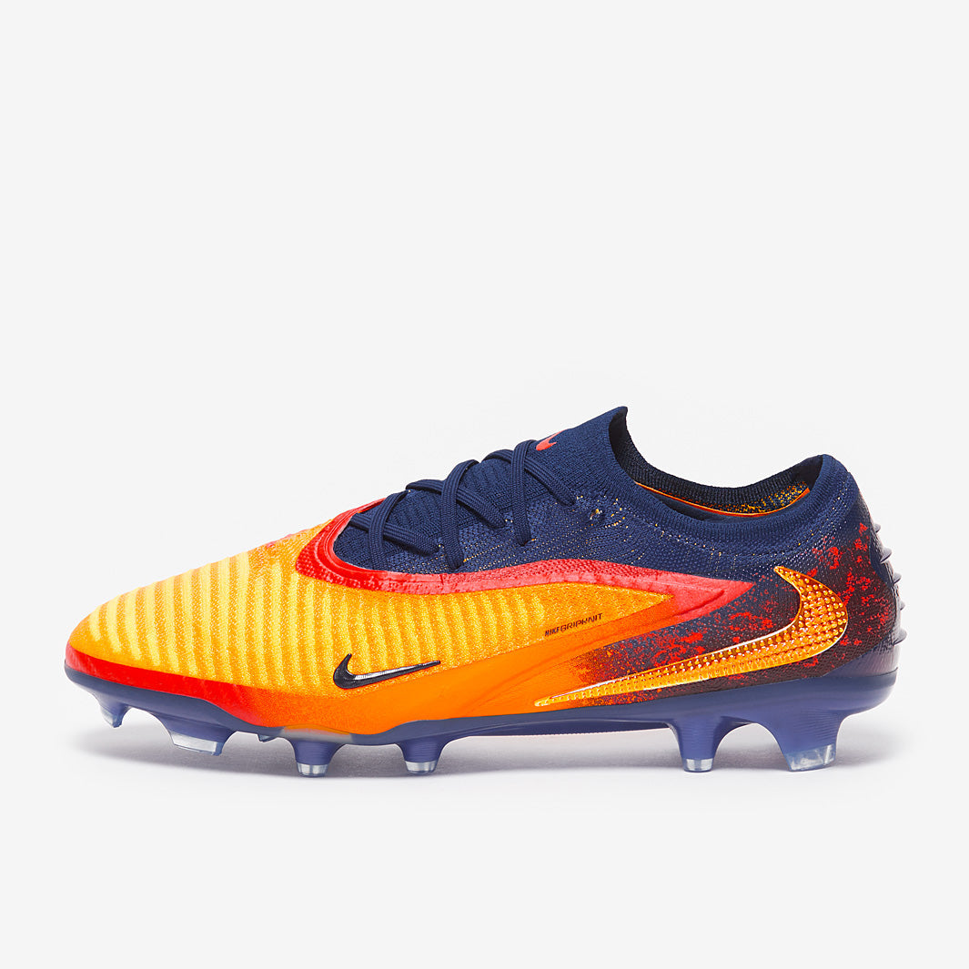 Nike Phantom 6 Elite Low x Haaland FG Football Boots Laser Orange/Lemon Venom/Blue Void
