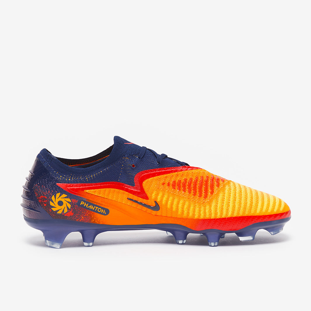 Nike Phantom 6 Elite Low x Haaland FG Football Boots Laser Orange/Lemon Venom/Blue Void