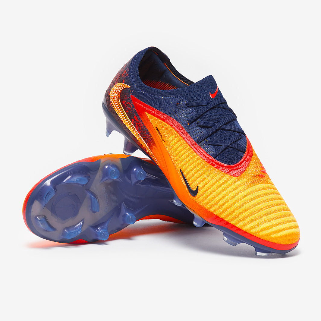 Nike Phantom 6 Elite Low x Haaland FG Football Boots Laser Orange/Lemon Venom/Blue Void