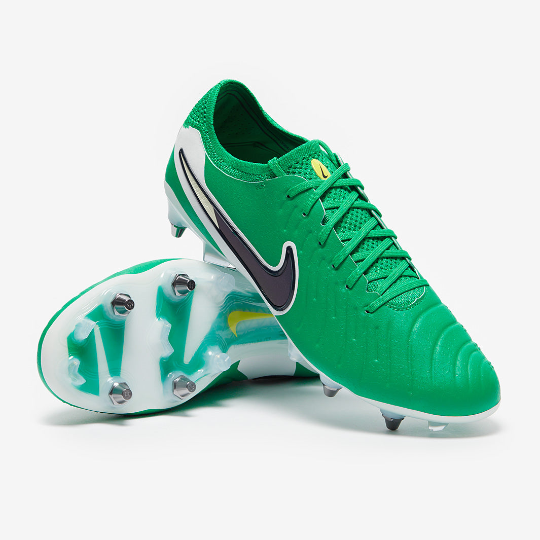 Nike Tiempo Legend Elite SG-Pro Player Edition Football Boots Stadium Green/White/Dark Obsidian