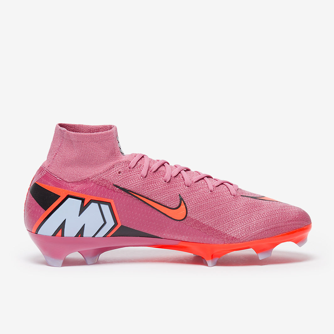 Nike Air Zoom Mercurial Superfly X Elite FG Football Boots Magic Flamingo/Black/Total Crimson