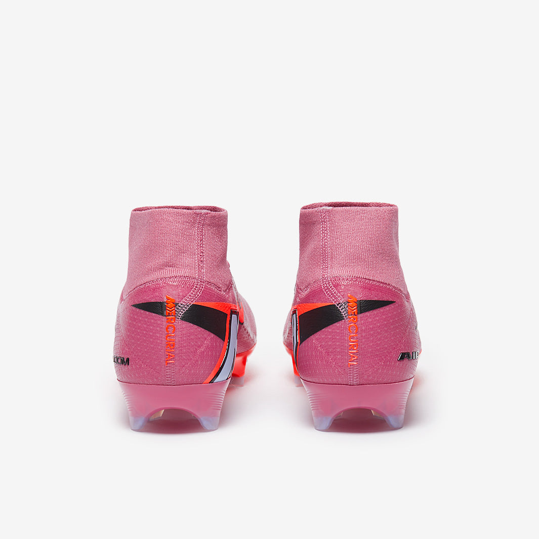Nike Air Zoom Mercurial Superfly X Elite FG Football Boots Magic Flamingo/Black/Total Crimson