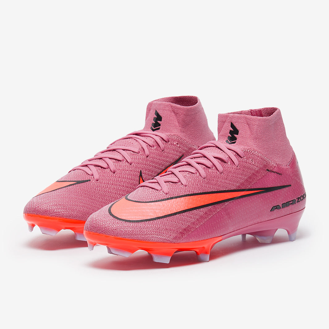 Nike Air Zoom Mercurial Superfly X Elite FG Football Boots Magic Flamingo/Black/Total Crimson