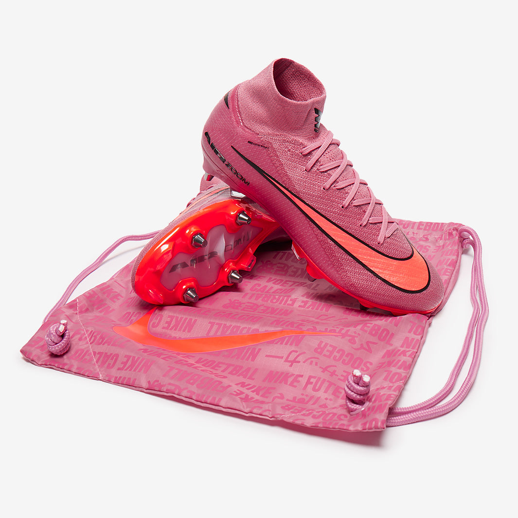 Nike Air Zoom Mercurial Superfly X Elite SG-Pro Football Boots Magic Flamingo/Black/Total Crimson