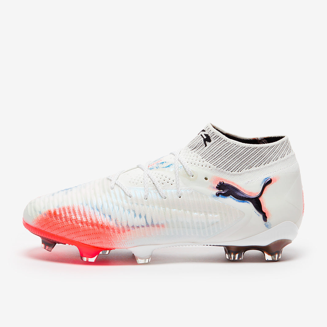 Puma Women's Future 8 Ultimate FG Football Boots Puma White/Puma Black/Glowing Red