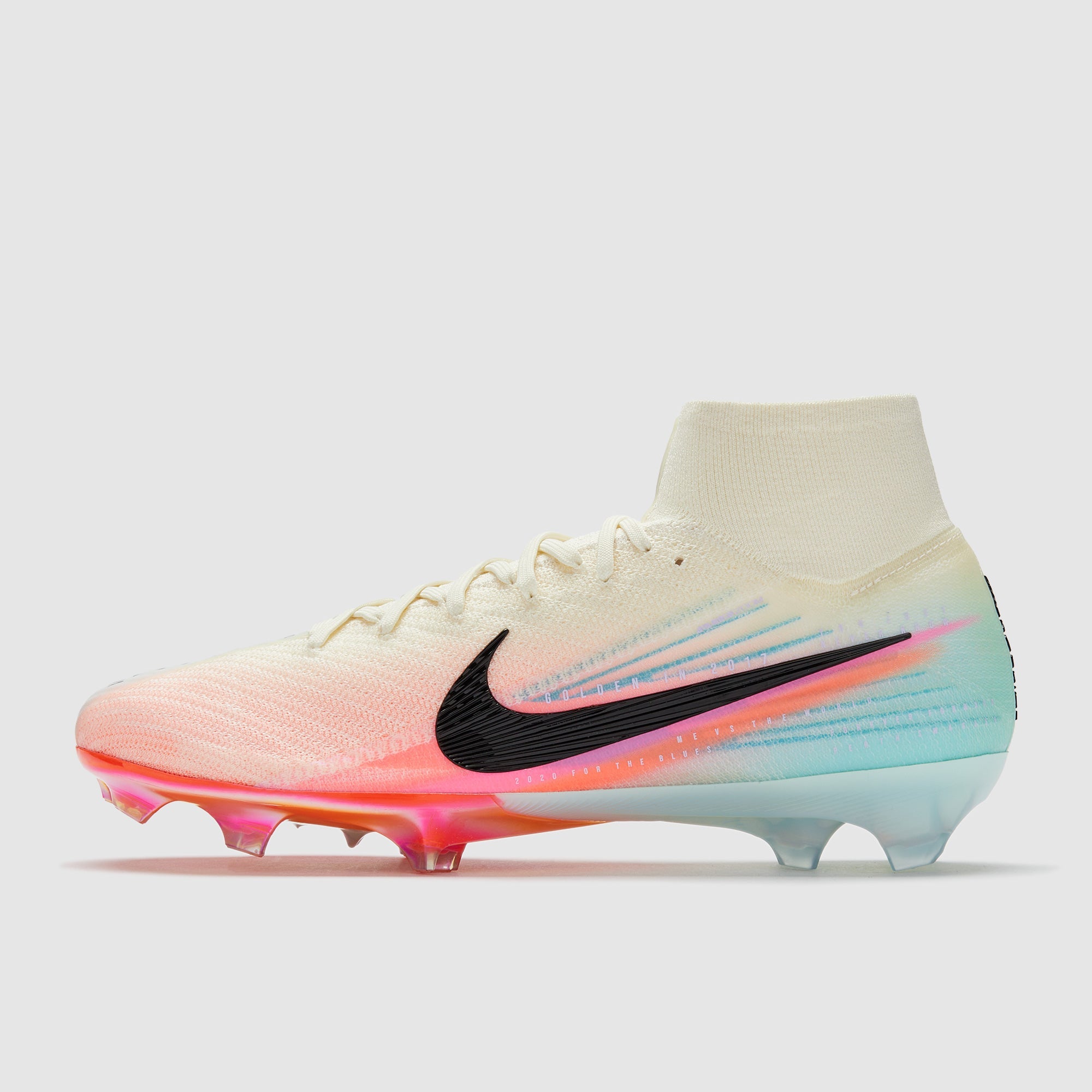 Nike Air Zoom Mercurial Superfly X Elite x Kerr FG Football Boots Pale Ivory/Black