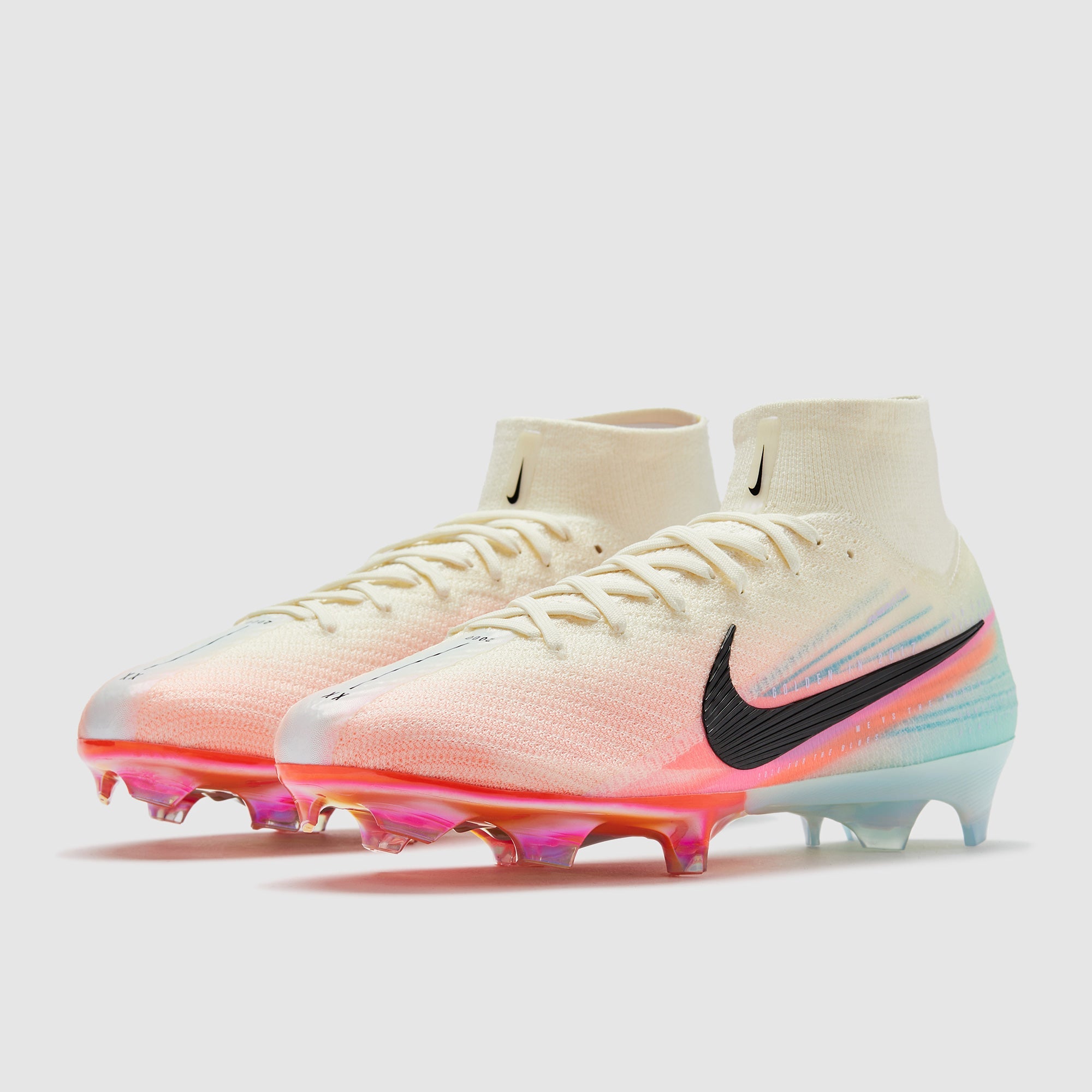 Nike Air Zoom Mercurial Superfly X Elite x Kerr FG Football Boots Pale Ivory/Black