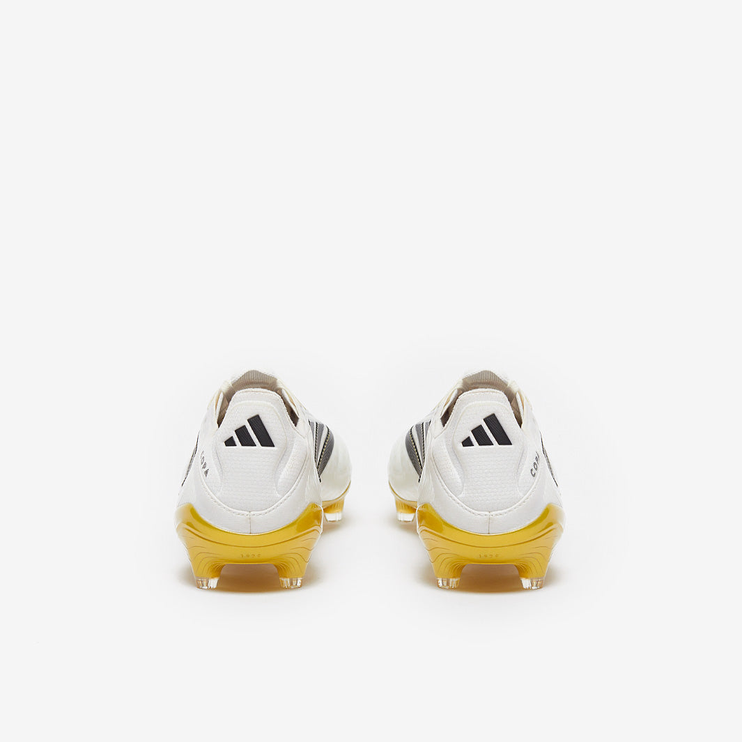 Adidas Copa Pure III Elite FG/MG Football Boots White/Core Black/Met Gold