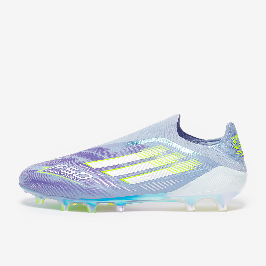 Adidas F50 Sparkfusion Elite Laceless FG/AG Football Boots Violet Tone/Lucid Lemon/Purple Rush