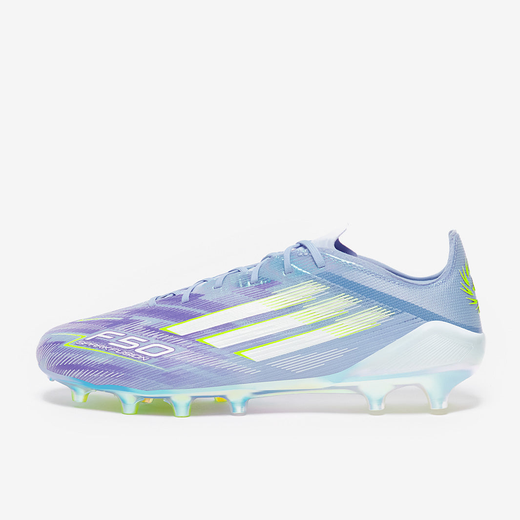 Adidas F50 Sparkfusion Elite Low FG/AG Football Boots Violet Tone/Lucid Lemon/Purple Rush
