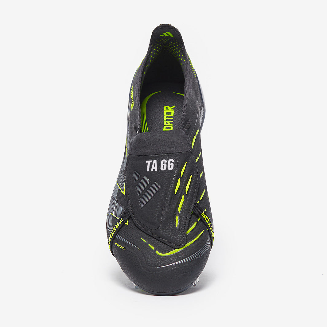 Adidas Predator Elite Tongue FG Football Boots Core Black/Carbon/Lucid Lemon