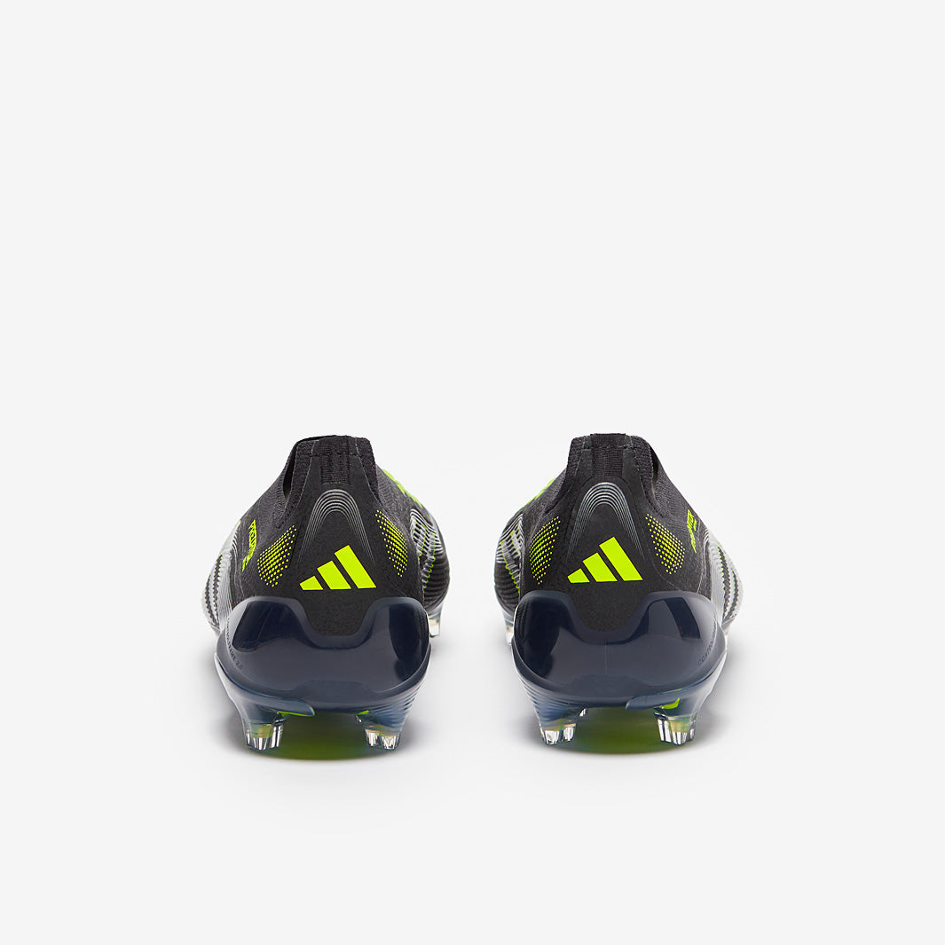 Adidas Predator Elite Laceless FG Football Boots Core Black/Carbon/Lucid Lemon