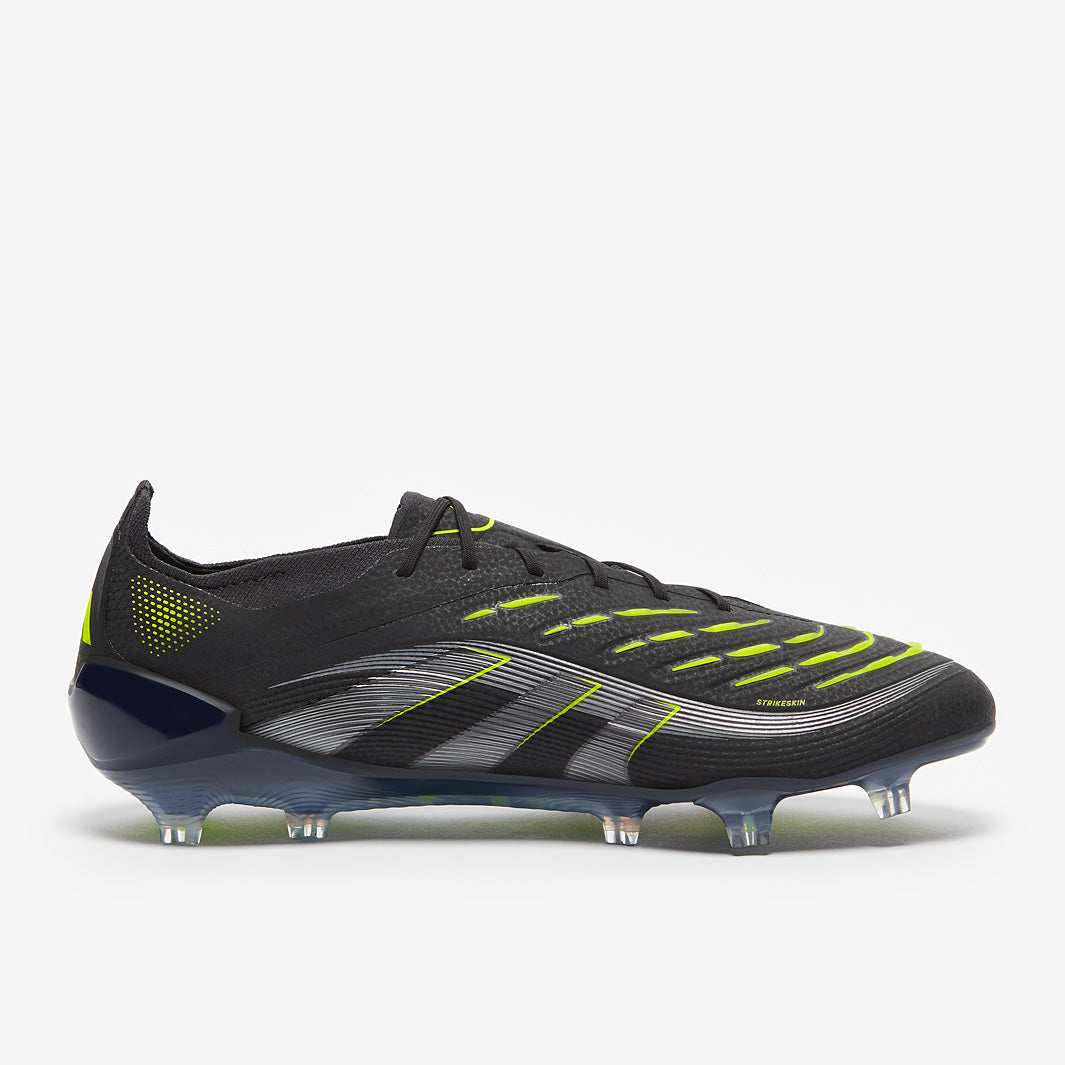 Adidas Predator Elite FG Football Boots Core Black/Carbon/Lucid Lemon