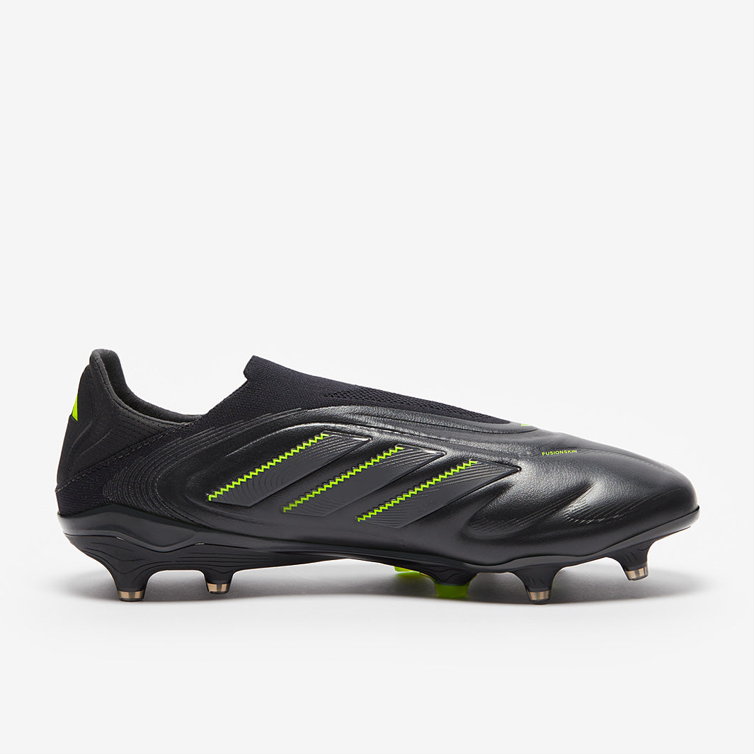 Adidas Copa Pure III Elite Laceless FG Football Boots Core Black/Dgh Solid Grey/Lucid Lemon