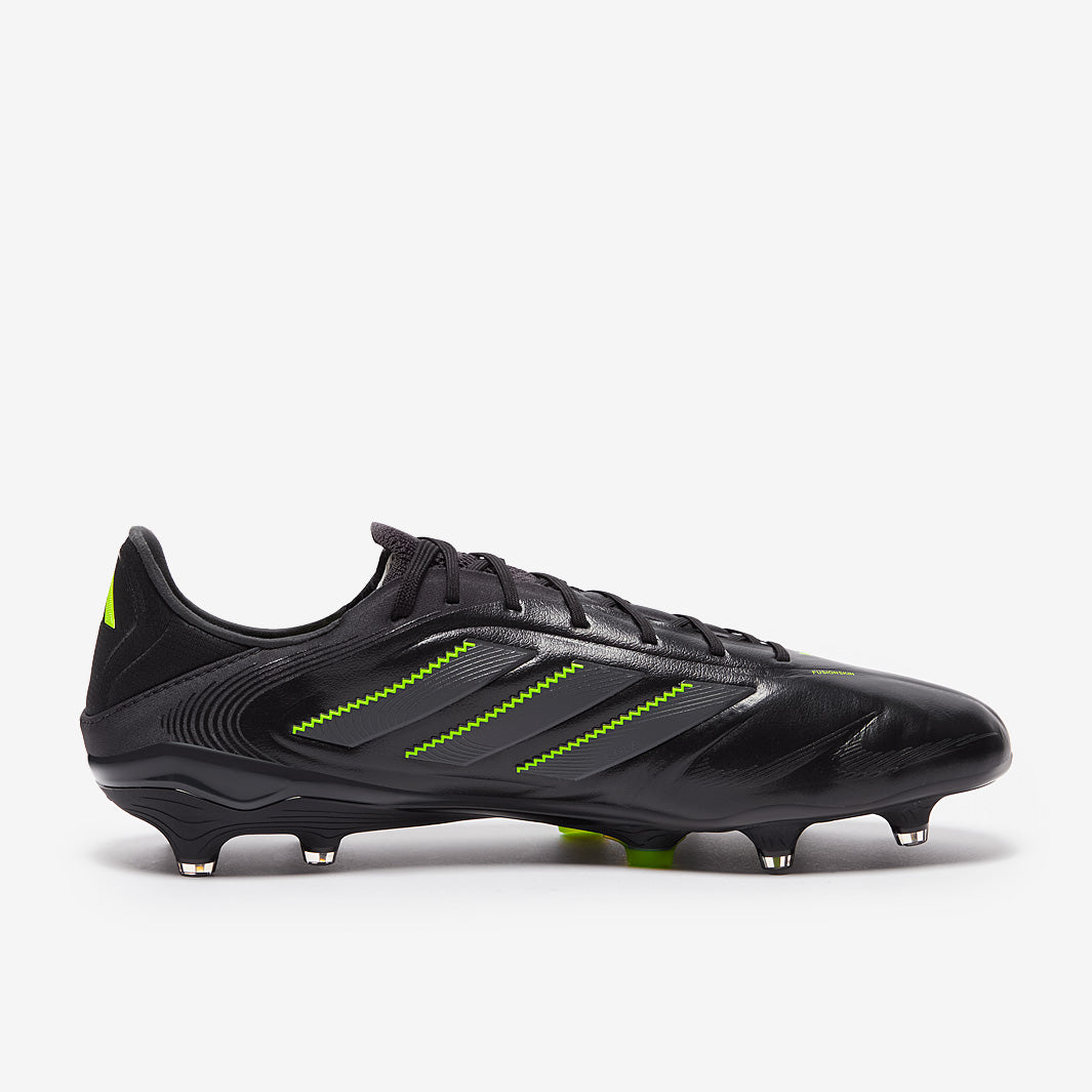 Adidas Copa Pure III Elite FG Football Boots Core Black/Dgh Solid Grey/Lucid Lemon
