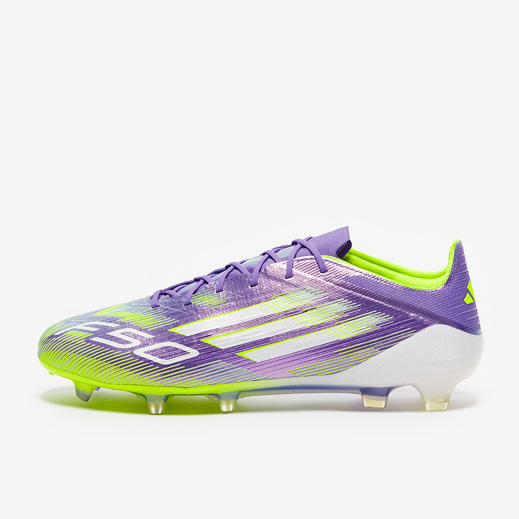 Adidas F50 Elite FG Football Boots Purple Rush/Ftwr White/Lucid Lemon