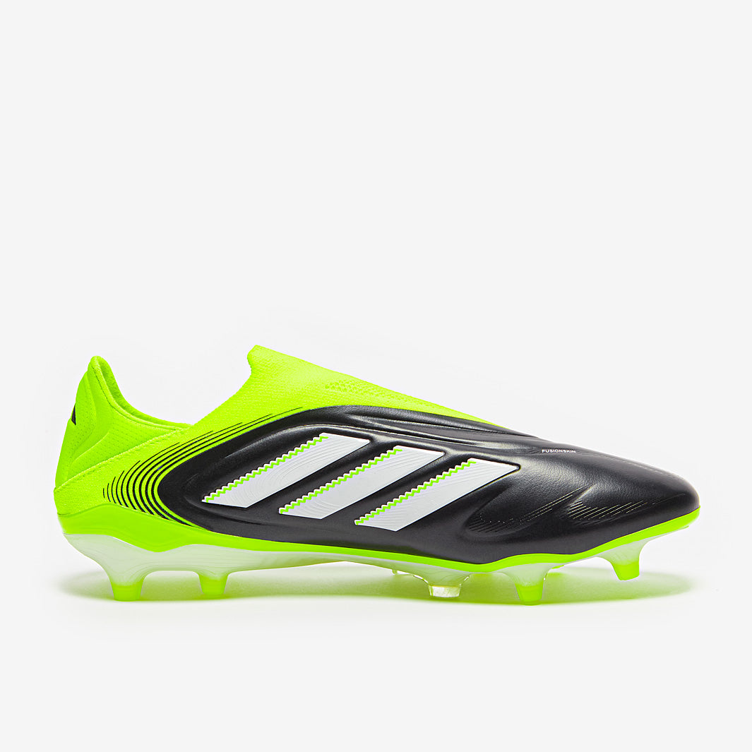 Adidas Copa Pure III Elite Laceless FG Football Boots Core Black/Ftwr White/Lucid Lemon
