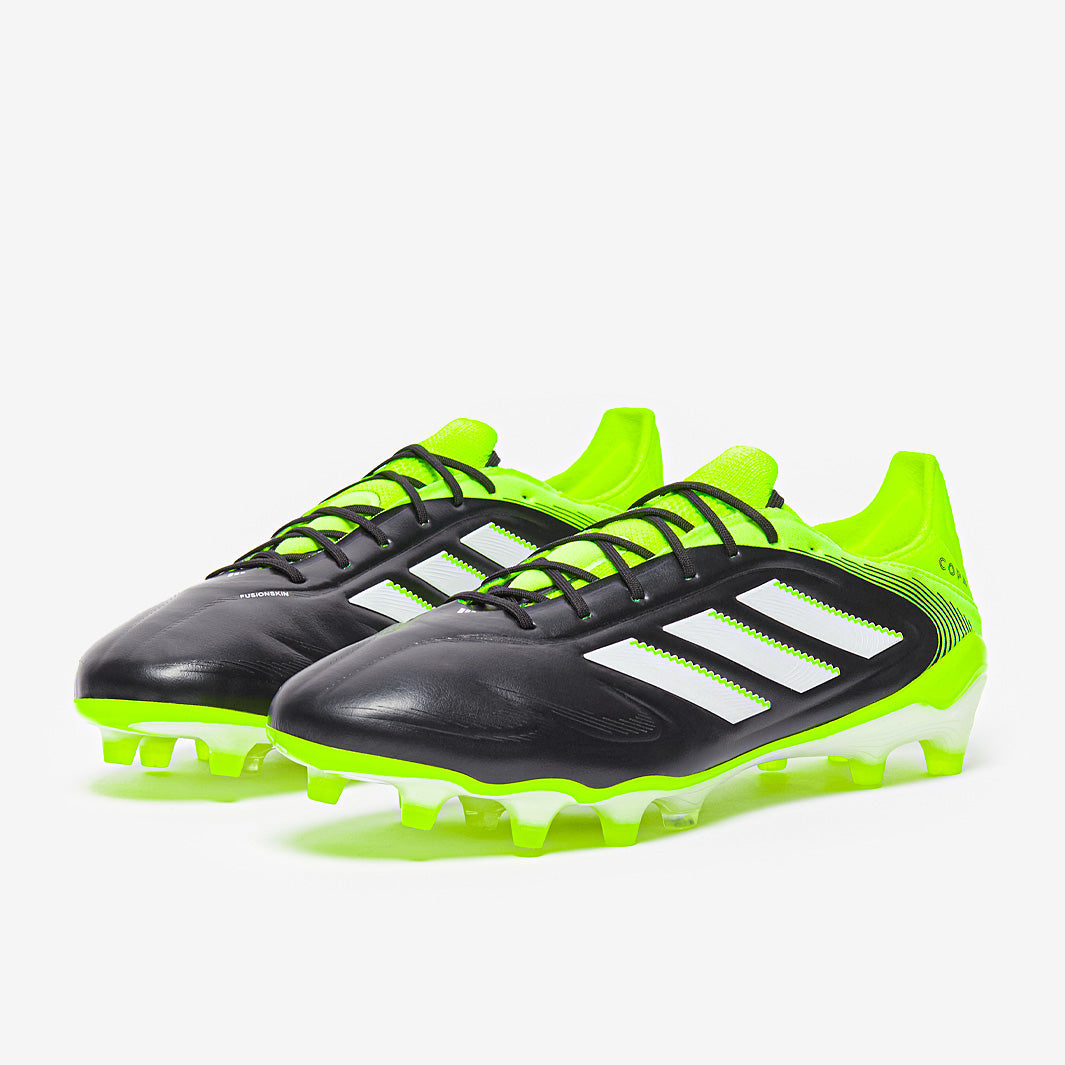 Adidas Copa Pure III Elite FG Football Boots Core Black/Ftwr White/Lucid Lemon