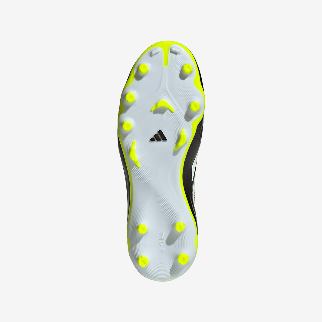 Adidas Kids Copa Pure III Elite FG/MG Football Boots Core Black/Ftwr White/Lucid Lemon