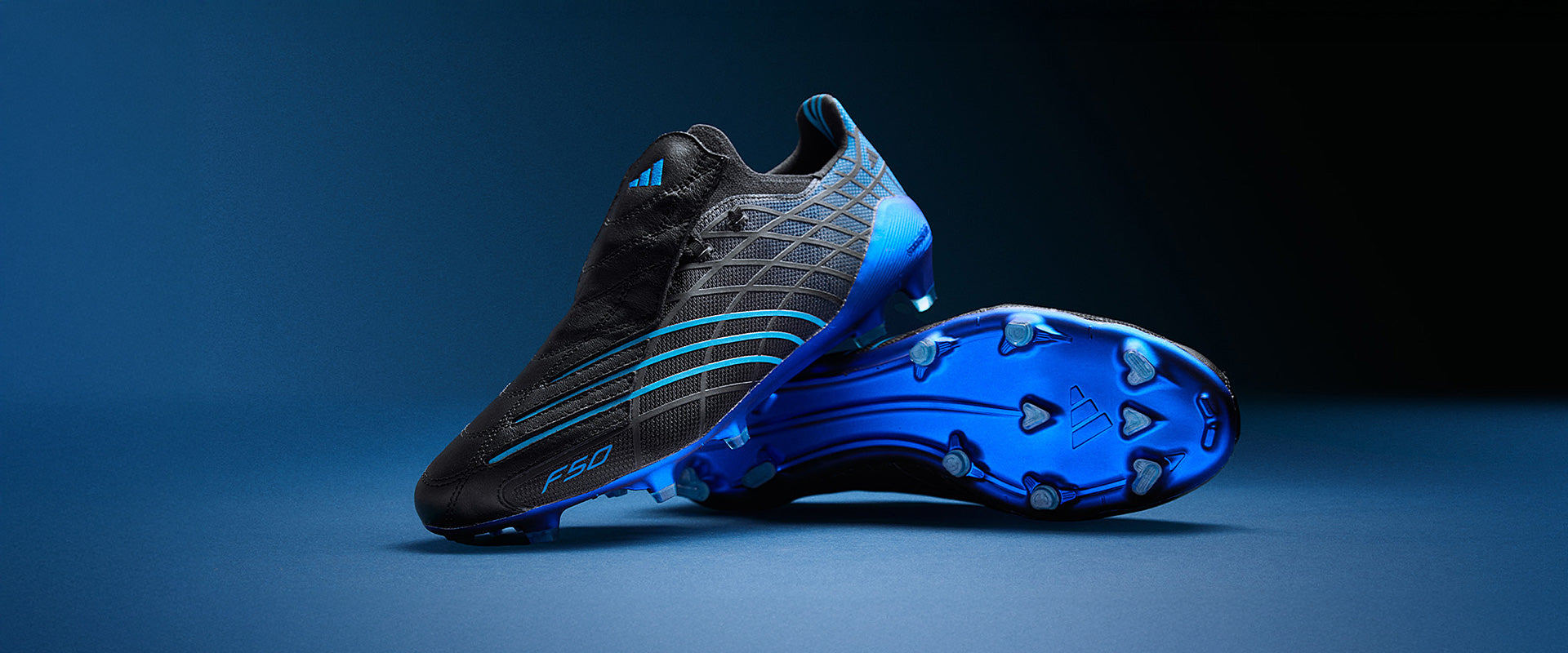 Adidas F50 Spider Elite Made In Germany FG Football Boots Blue Rush/Sky Rush/Tech Indigo