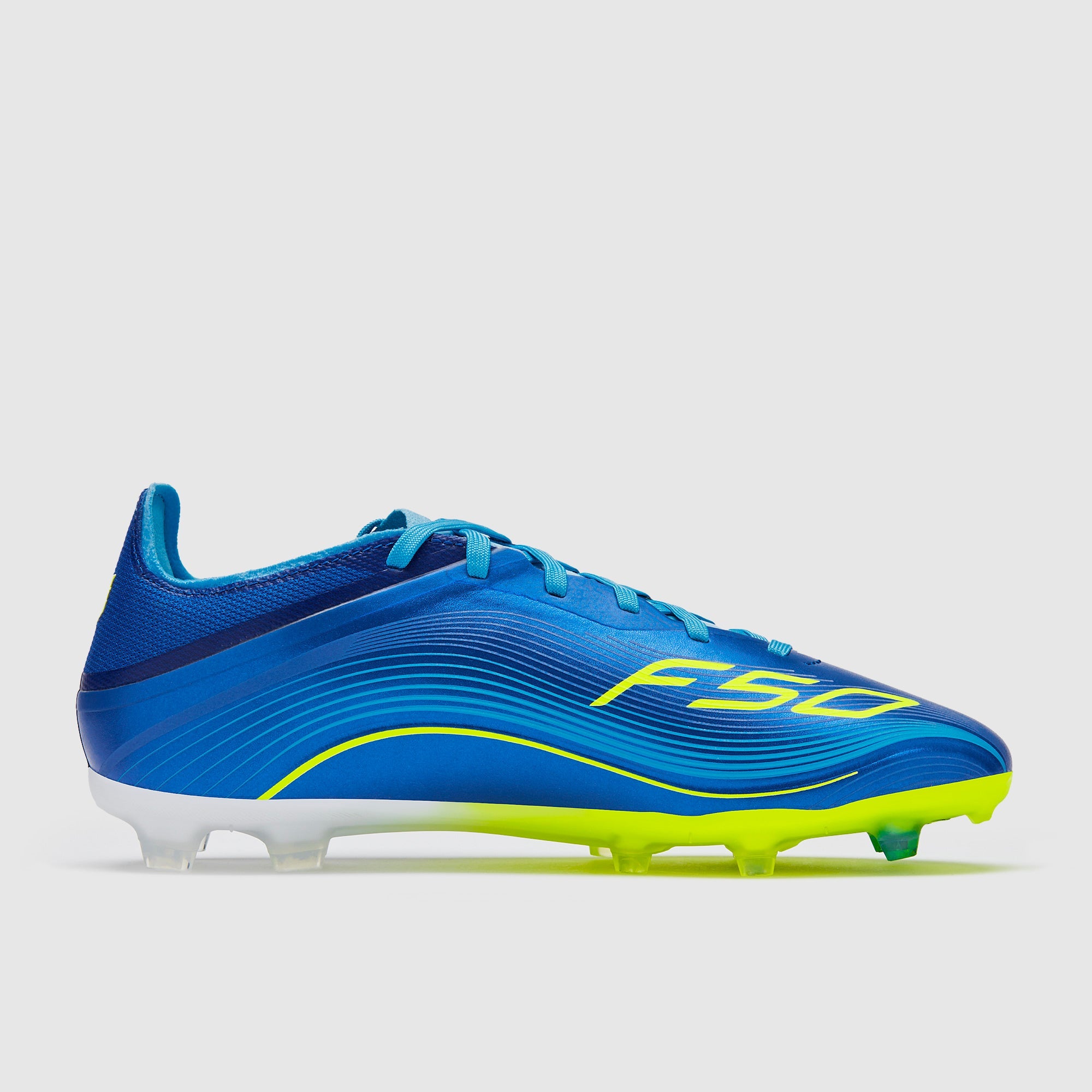 Adidas Kids F50 Elite x Messi FG Football Boots Team Royal Blue/Solar Yellow/Semi Blue Burst