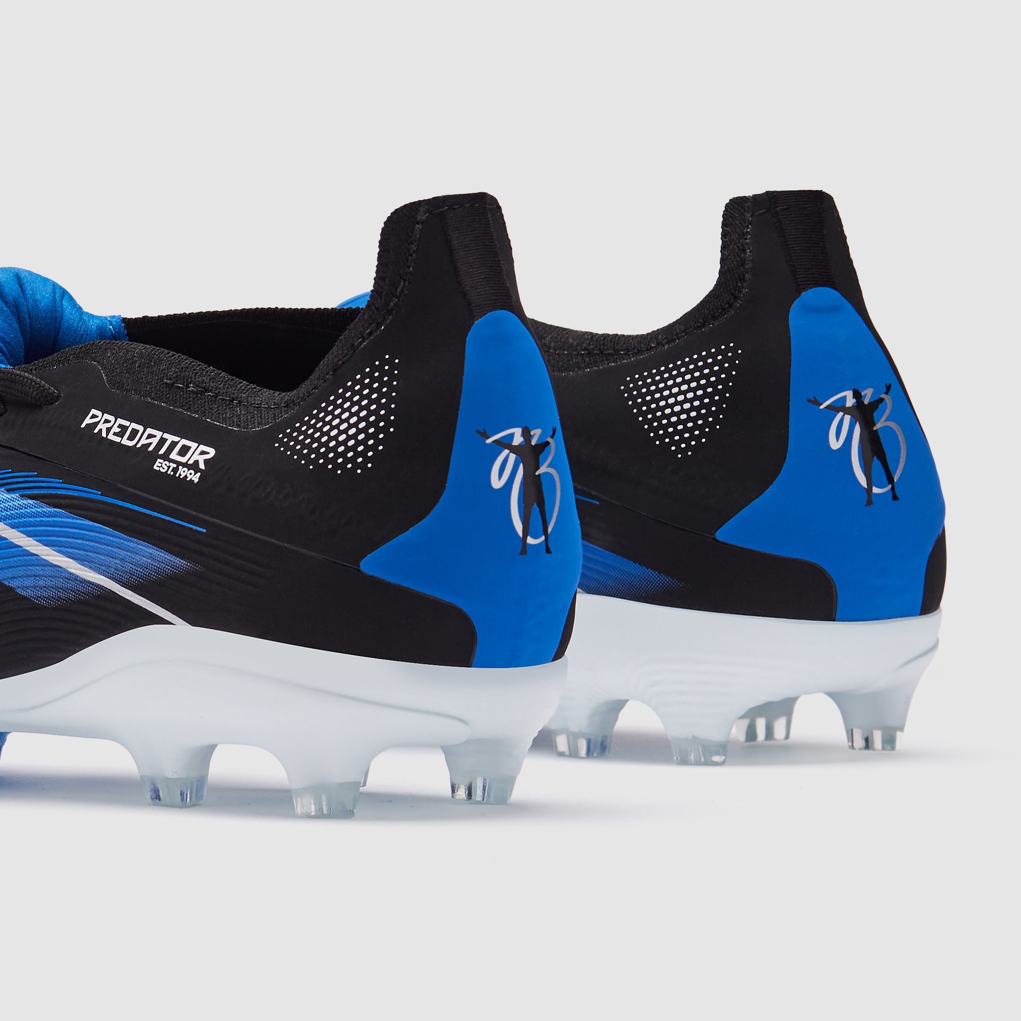 Adidas Kids Predator Elite Tongue x Bellingham FG Football Boots Core Black/Ftwr White/Glory Blue