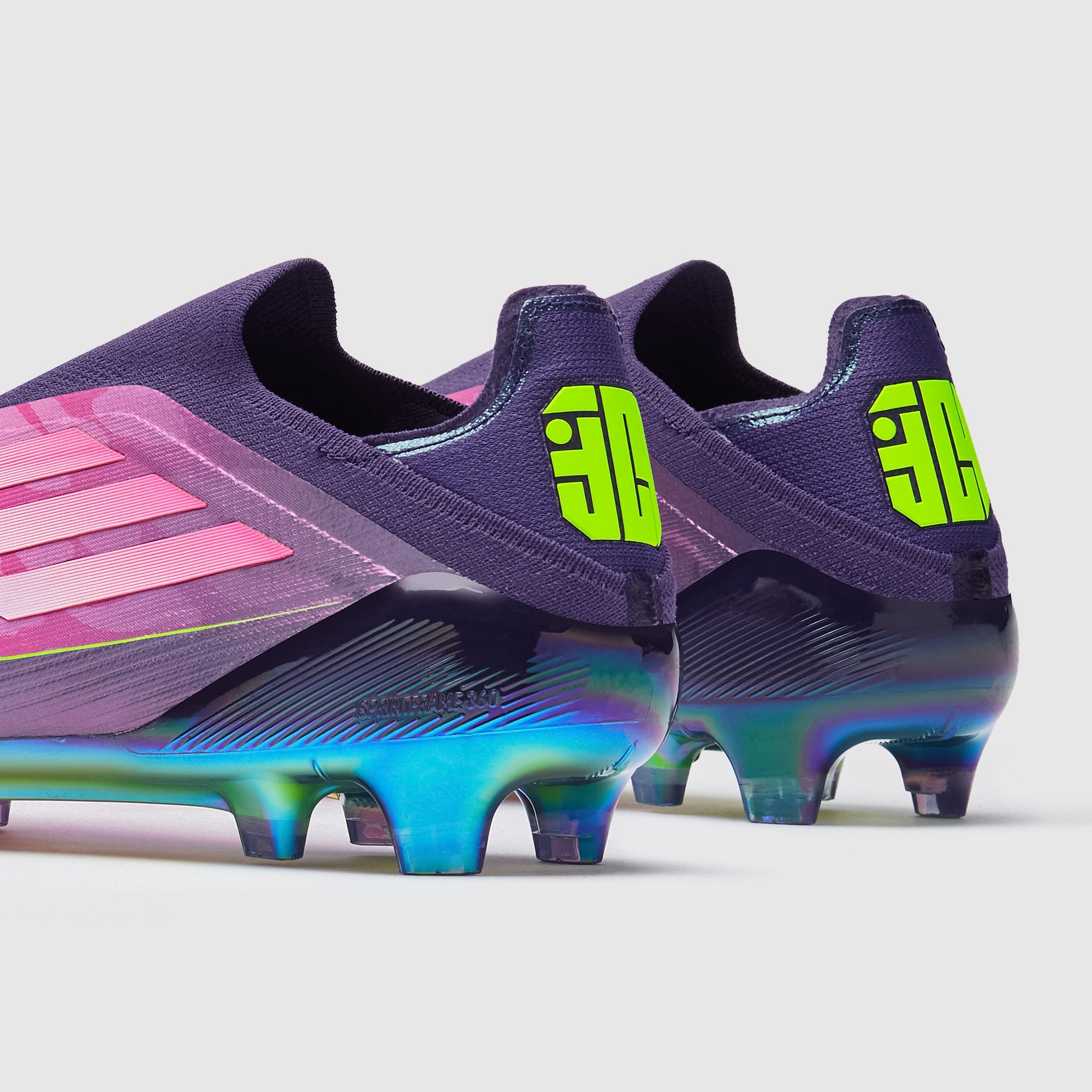 Adidas F50 Elite Laceless x Lamine Yamal FG Football Boots Unity Purple/Ftwr White/Lucid Lemon