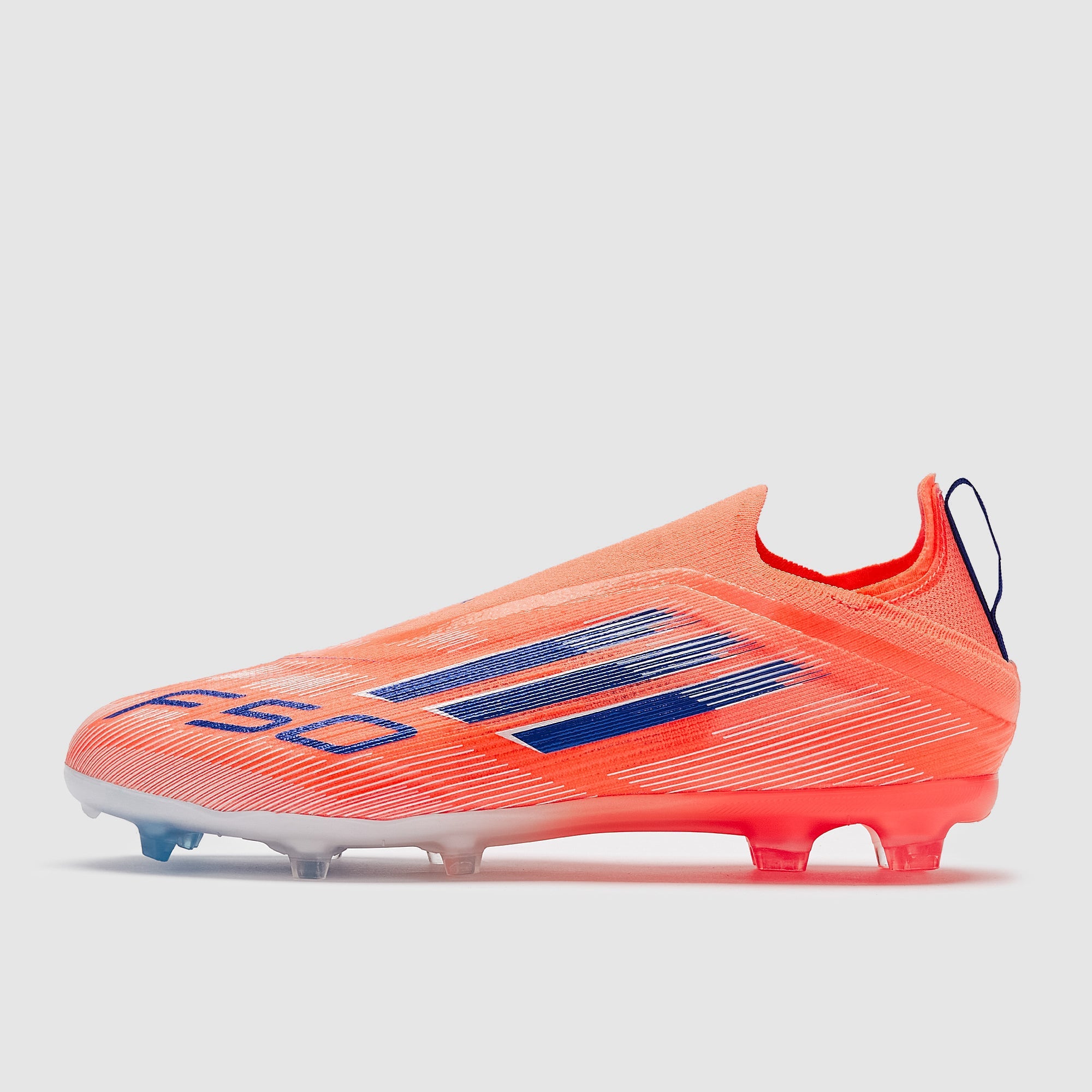 Adidas Kids F50 Elite Laceless FG Football Boots Beam Orange/Lucid Blue/Ftwr White