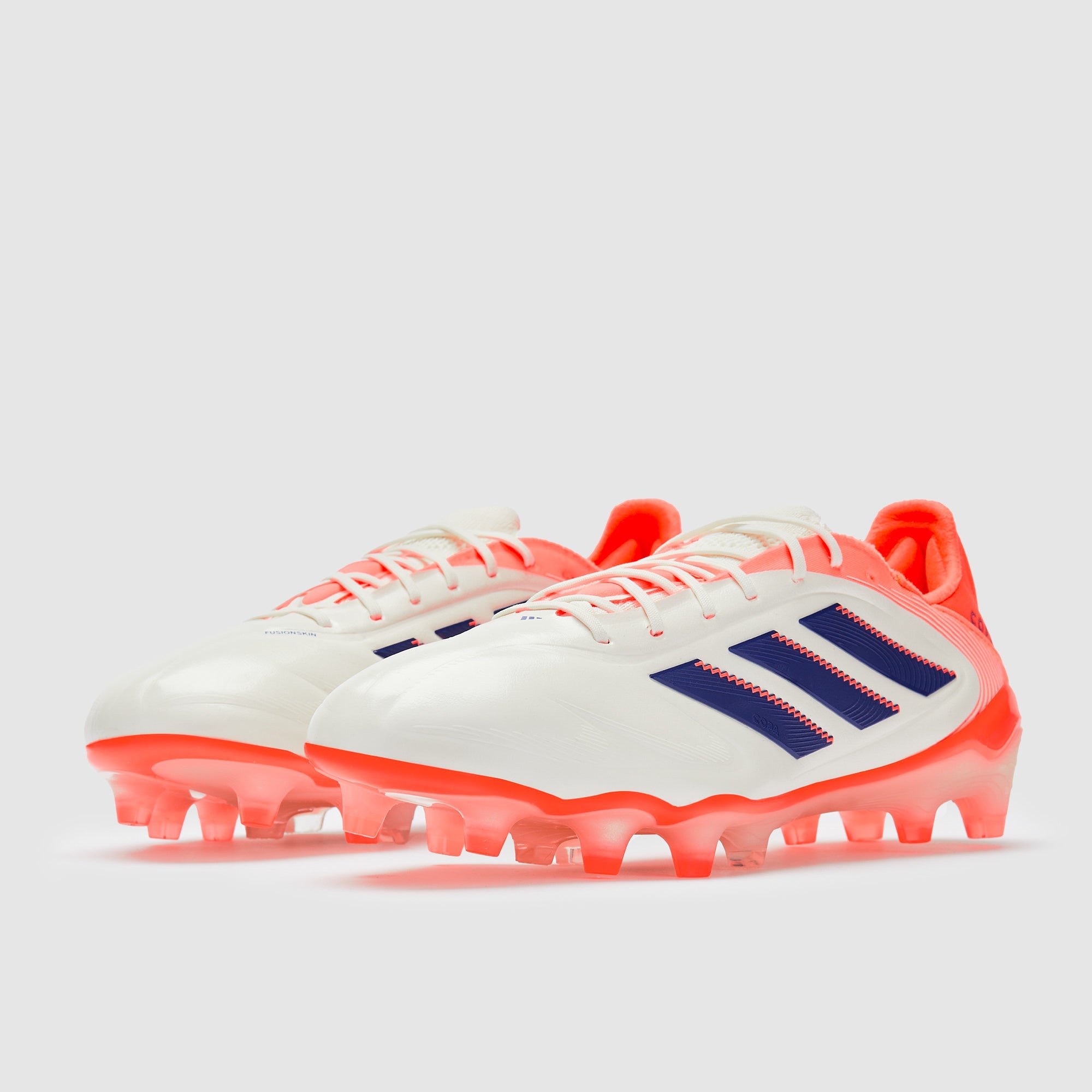 adidas Copa Pure III Elite FG Football Boots Off White/Lucid Blue/Signal Coral