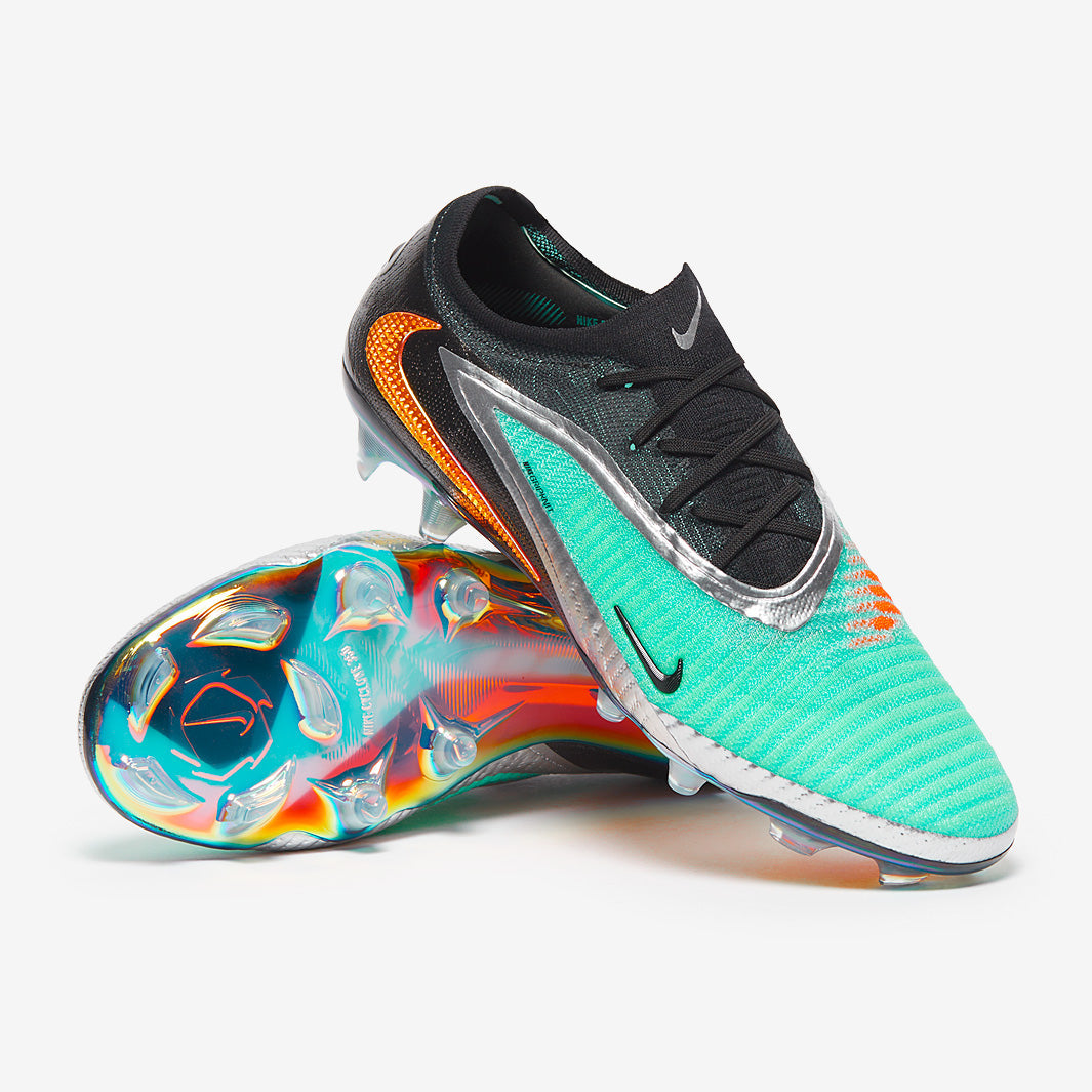 Nike Phantom 6 Elite LE Low FG Football Boots Hyper Turq/Chrome/Black/Total Crimson