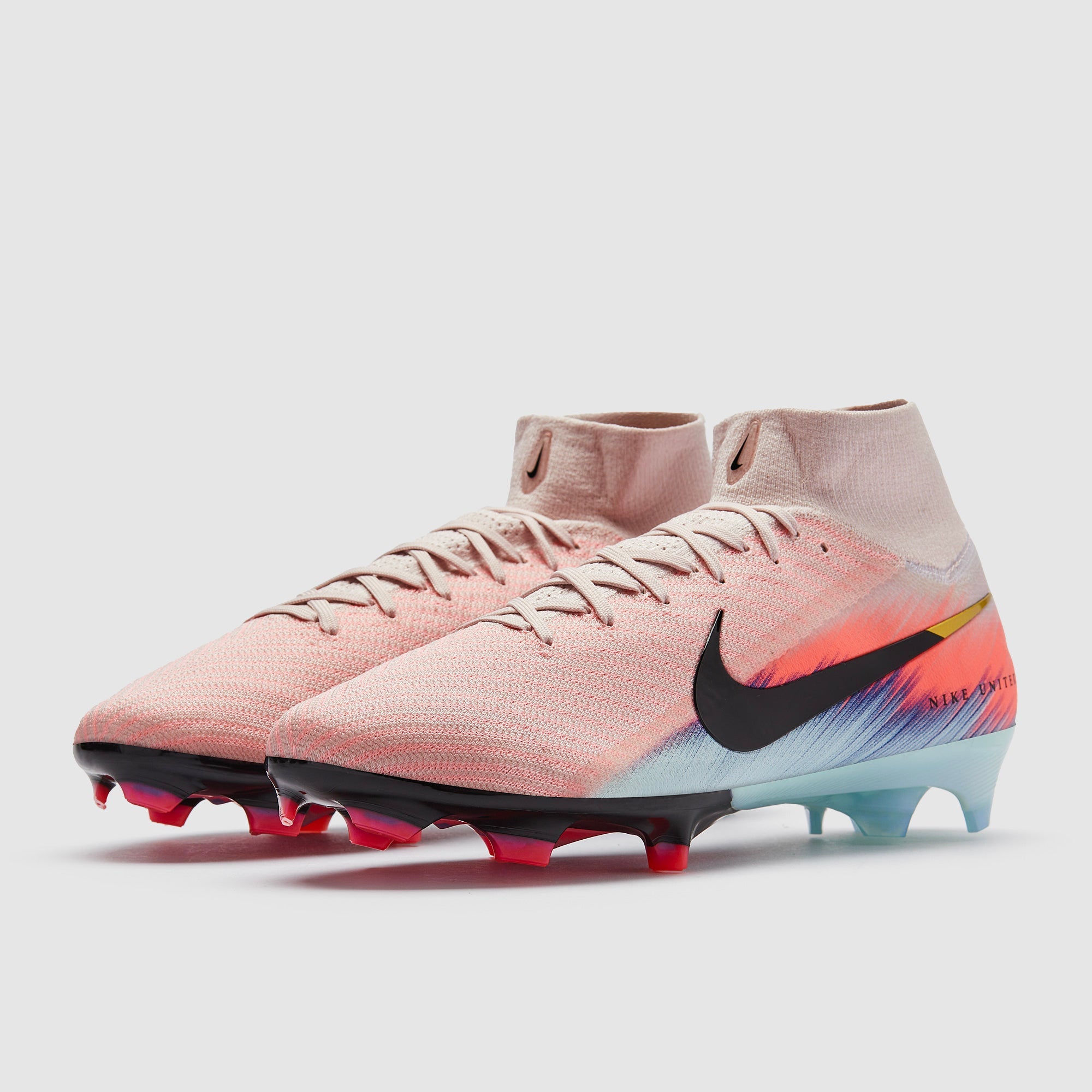 Nike Air Zoom Mercurial Superfly X Elite FG Football Boots Silt Red/Racer Blue
