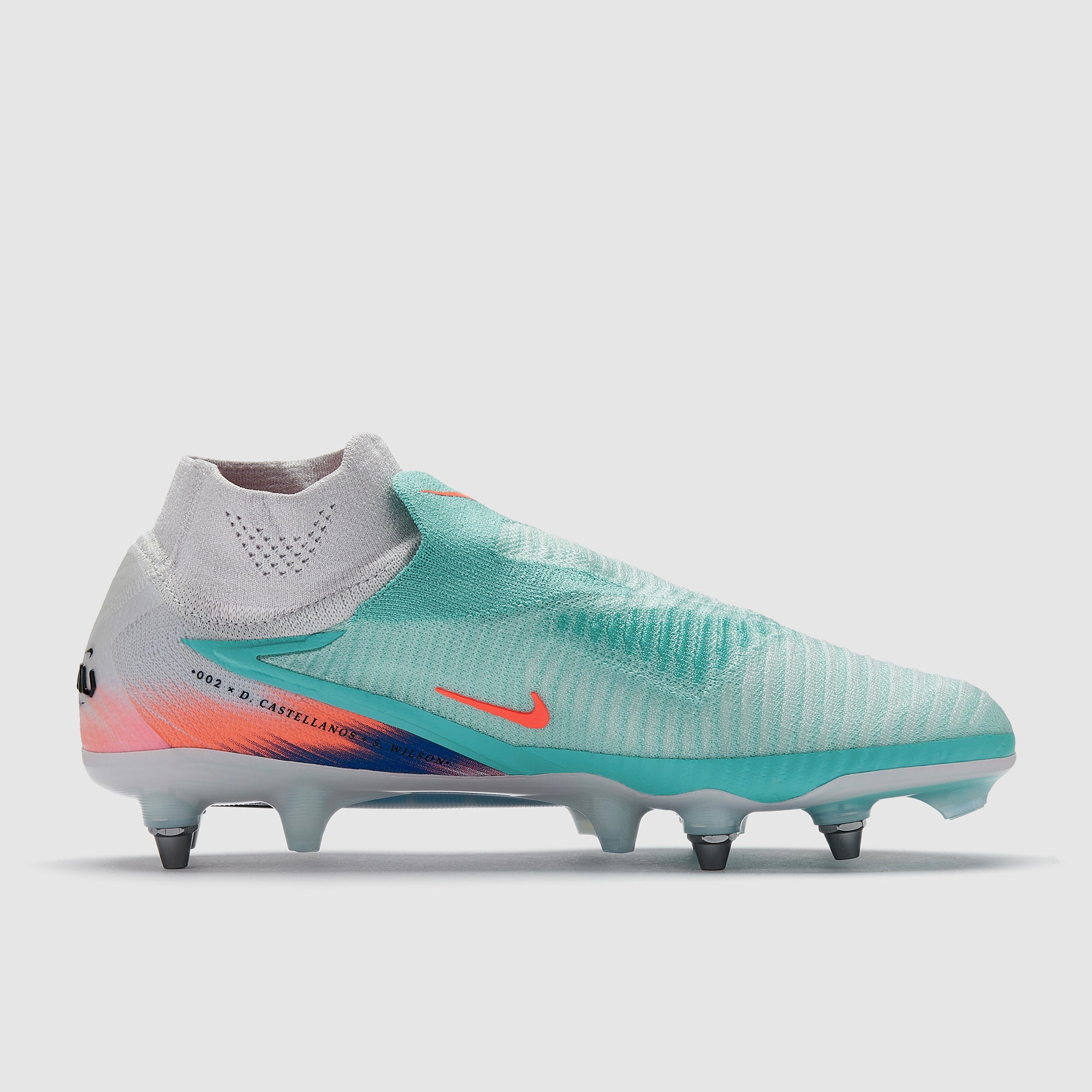 Nike Phantom 6 Elite High SG-Pro Player Edition Football Boots Pistachio Frost/Hyper Orange