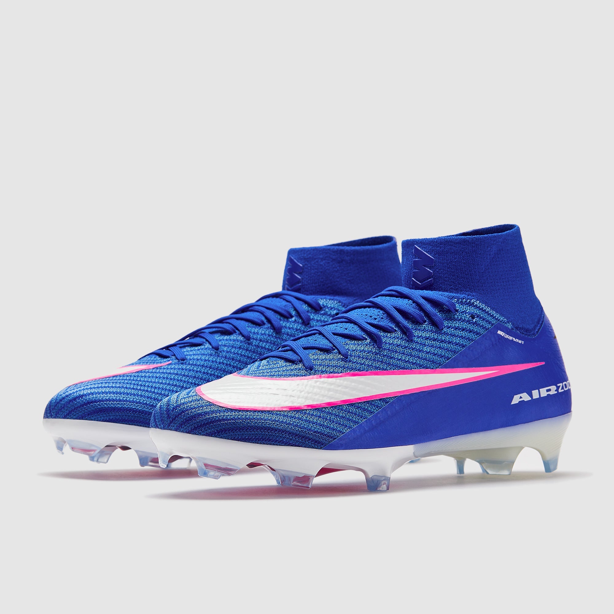 Nike Air Zoom Mercurial Superfly X Elite FG Football Boots Racer Blue/White