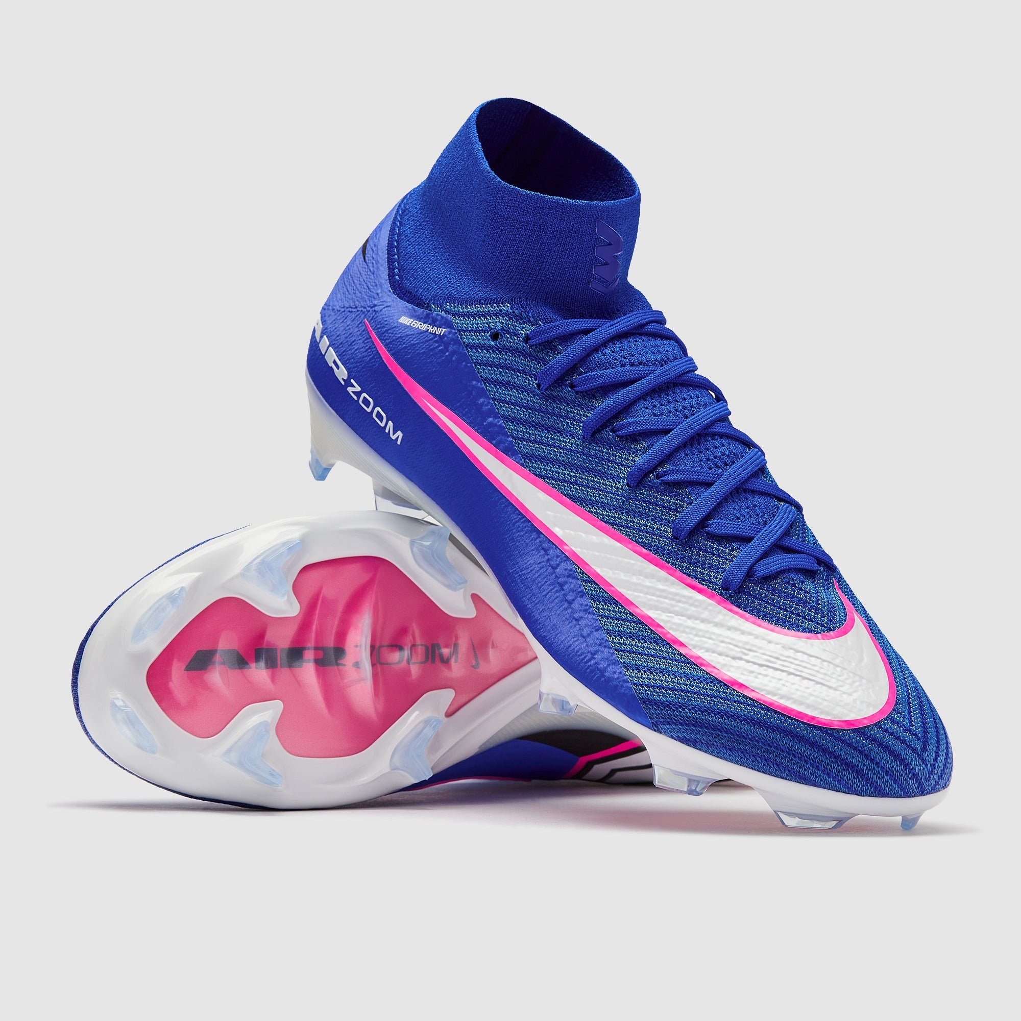 Nike Air Zoom Mercurial Superfly X Elite FG Football Boots Racer Blue/White