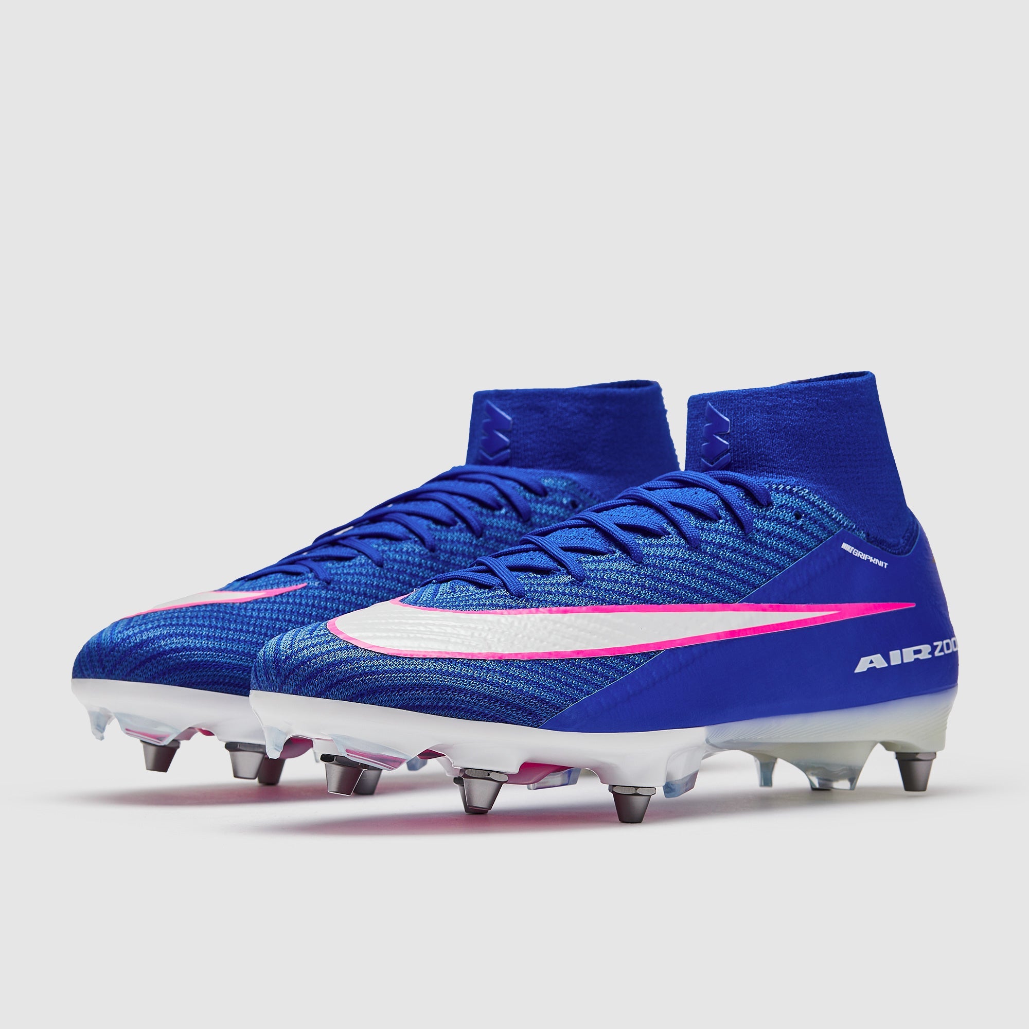 Nike Air Zoom Mercurial Superfly X Elite SG-Pro Football Boots Racer Blue/White