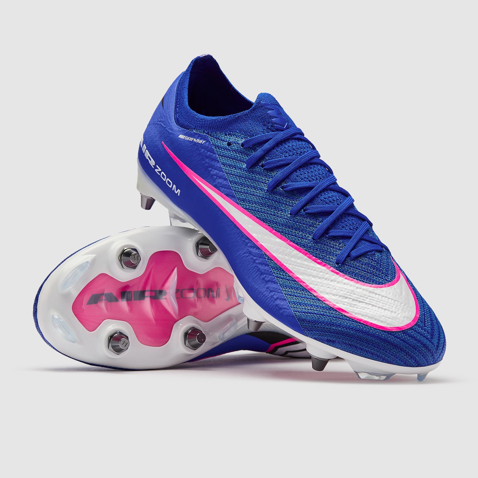 Nike Air Zoom Mercurial Vapor XVI Elite SG-Pro Football Boots Racer Blue/White