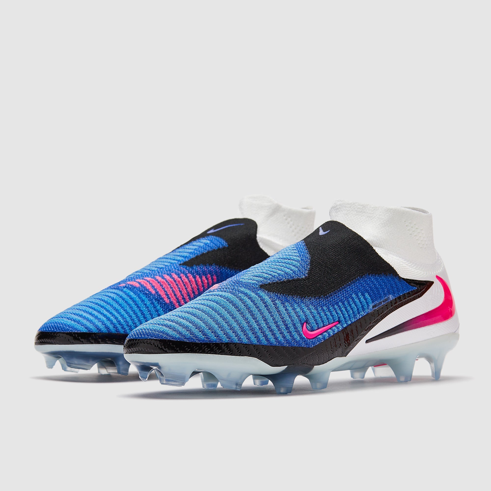 Nike Phantom 6 High Elite FG Football Boots Racer Blue/Pink Blast/White